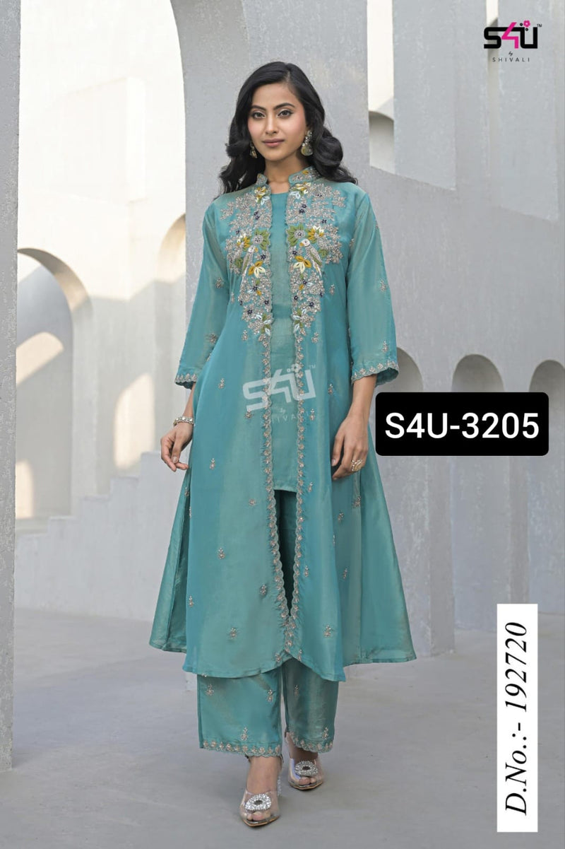 S4u Shivali Dno 3205 Jacket Style Kurti
